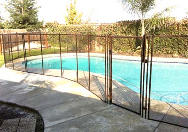 Brown Pool Fences